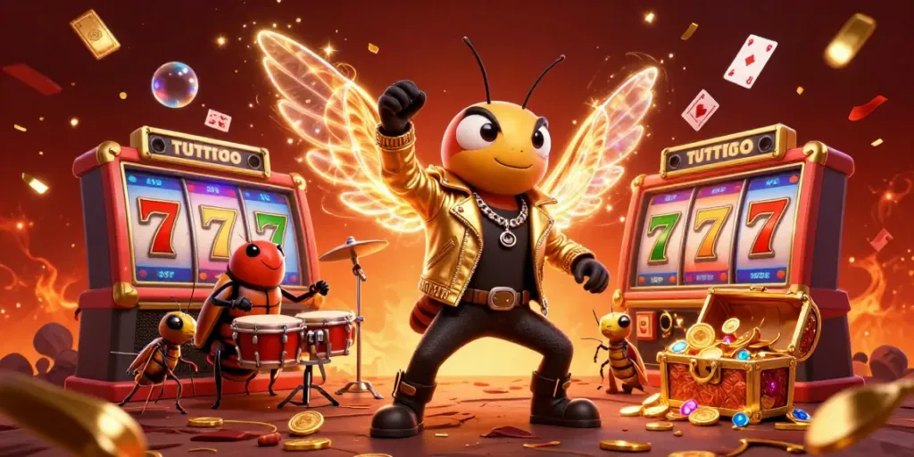 TUTITOTO brings excitement to the casino world with lively characters and glittering game elements.