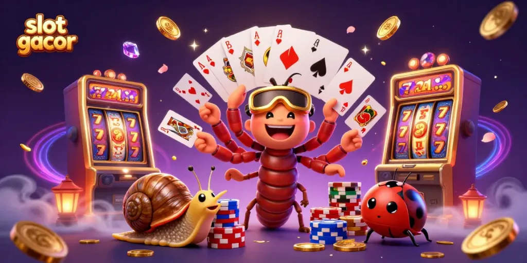 Menangkan slot gacor dengan karakter dealer unik dan elemen slot yang menawan.