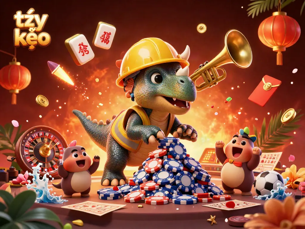 Engage with tỷ lệ kèo sports betting odds through a fun cartoon scene.